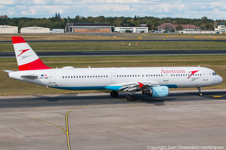Austrian Airlines Airbus A321-211 (OE-LBE) | Photo 189530