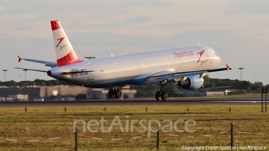 Austrian Airlines Airbus A321-211 (OE-LBF) | Photo 222352