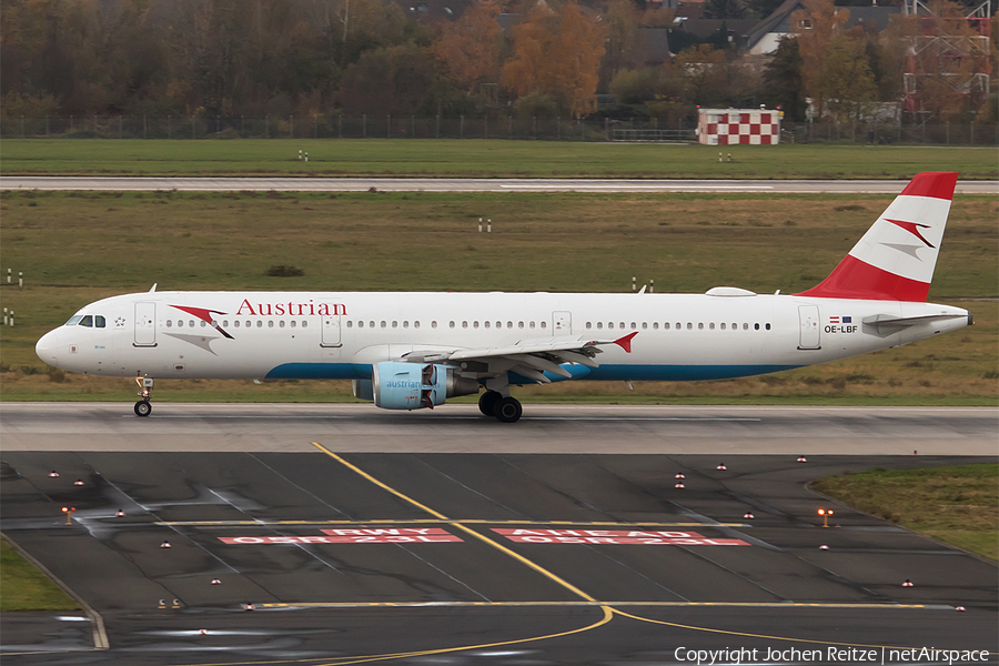 Austrian Airlines Airbus A321-211 (OE-LBF) | Photo 199146