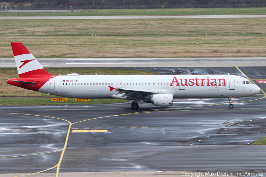 Austrian Airlines Airbus A321-211 (OE-LBF) | Photo 487118