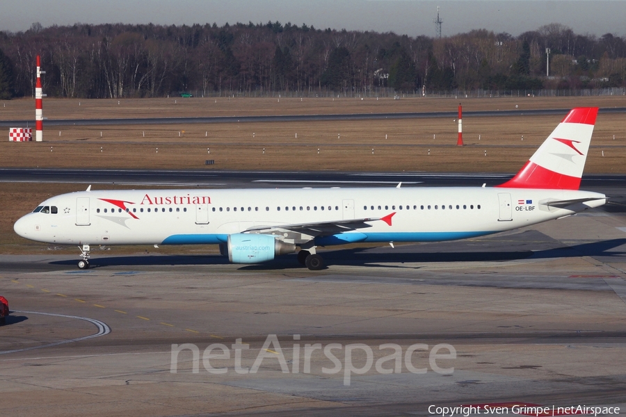 Austrian Airlines Airbus A321-211 (OE-LBF) | Photo 444932