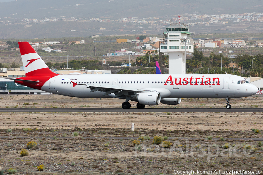 Austrian Airlines Airbus A321-211 (OE-LBF) | Photo 504880