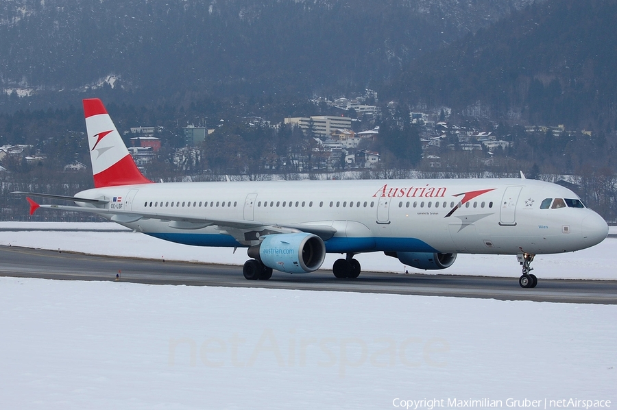 Austrian Airlines (Tyrolean) Airbus A321-211 (OE-LBF) | Photo 115001