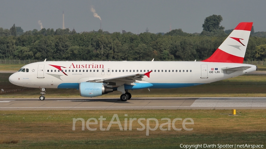 Austrian Airlines Airbus A320-214 (OE-LBI) | Photo 212144