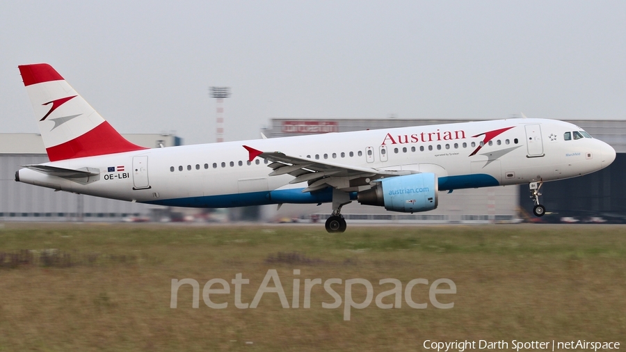 Austrian Airlines Airbus A320-214 (OE-LBI) | Photo 218655