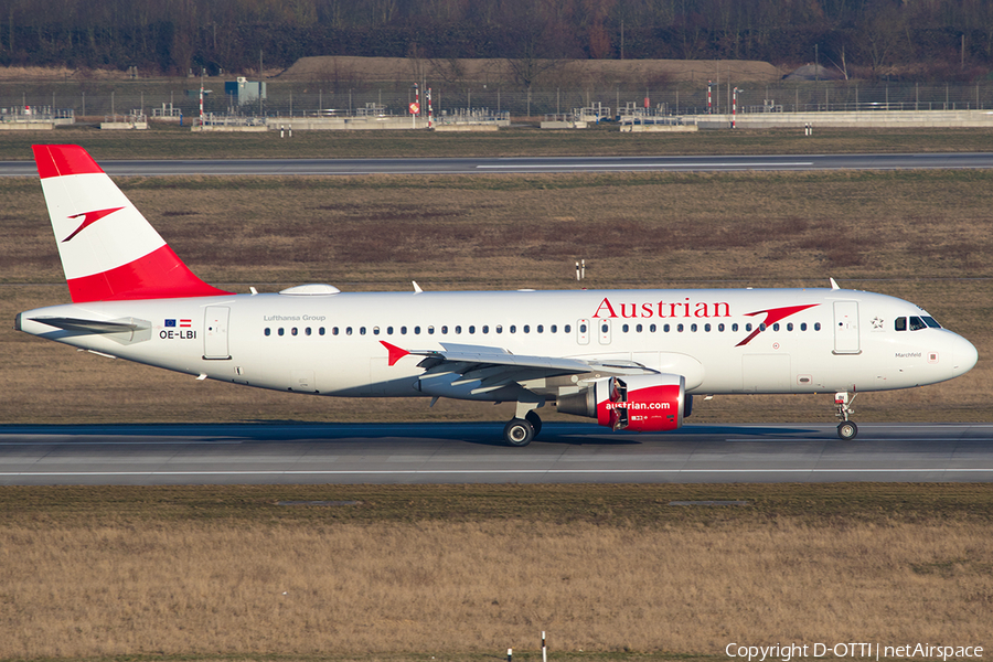 Austrian Airlines Airbus A320-214 (OE-LBI) | Photo 223291