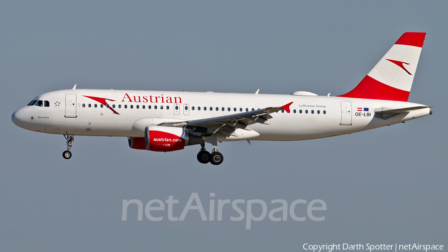 Austrian Airlines Airbus A320-214 (OE-LBI) | Photo 267225
