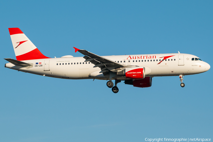 Austrian Airlines Airbus A320-214 (OE-LBI) | Photo 501883