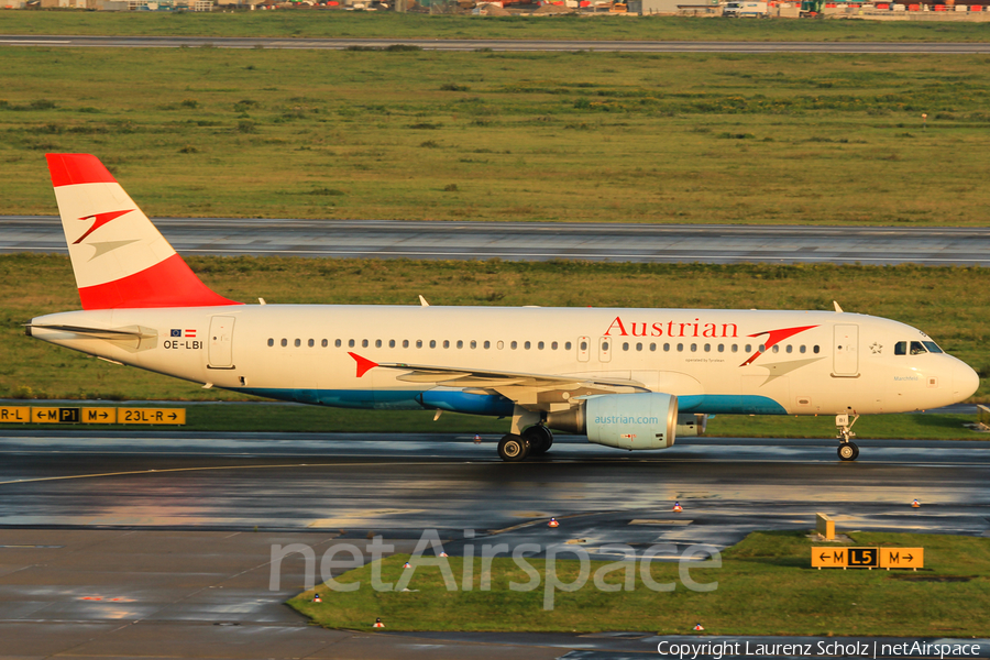 Austrian Airlines Airbus A320-214 (OE-LBI) | Photo 63588
