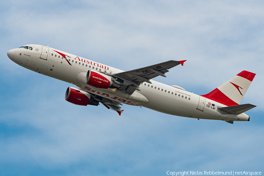 Austrian Airlines Airbus A320-214 (OE-LBI) | Photo 400393