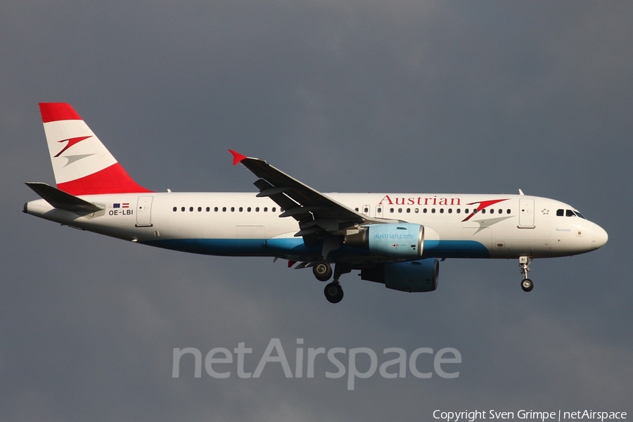 Austrian Airlines Airbus A320-214 (OE-LBI) | Photo 102162