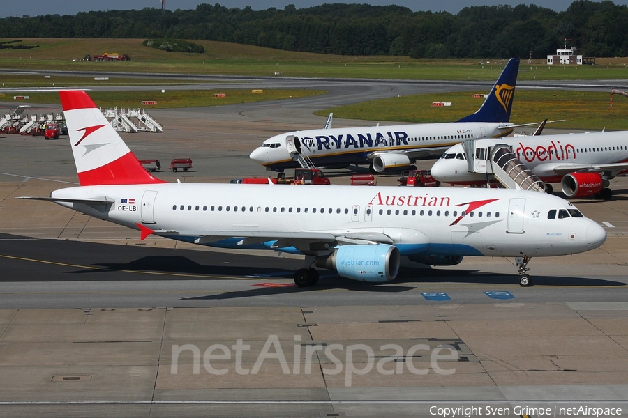 Austrian Airlines Airbus A320-214 (OE-LBI) | Photo 117602