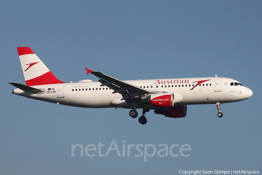 Austrian Airlines Airbus A320-214 (OE-LBI) | Photo 253840