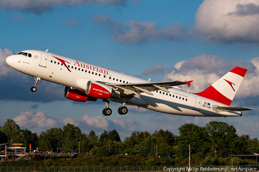 Austrian Airlines Airbus A320-214 (OE-LBI) | Photo 395323