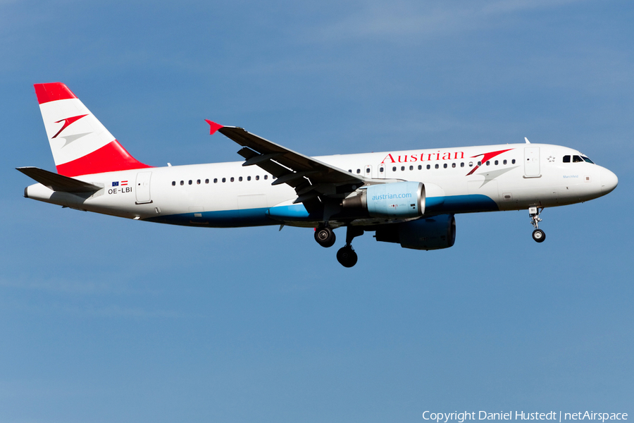 Austrian Airlines Airbus A320-214 (OE-LBI) | Photo 486083