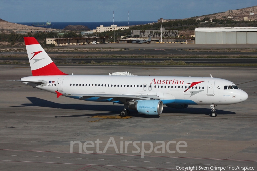 Austrian Airlines Airbus A320-214 (OE-LBI) | Photo 105154