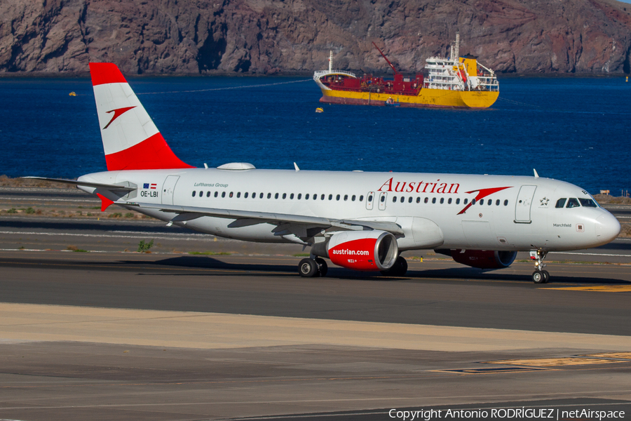 Austrian Airlines Airbus A320-214 (OE-LBI) | Photo 523763