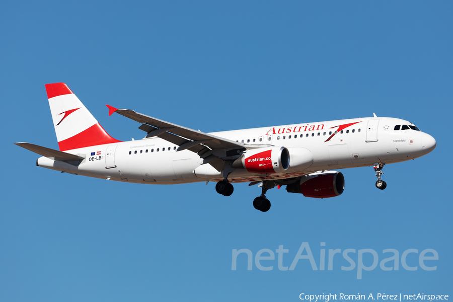 Austrian Airlines Airbus A320-214 (OE-LBI) | Photo 601068
