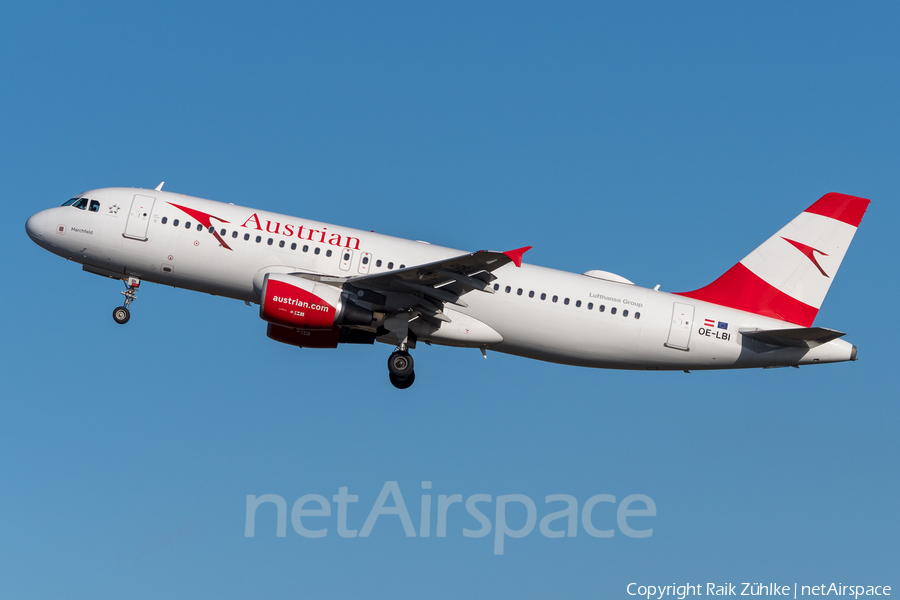 Austrian Airlines Airbus A320-214 (OE-LBI) | Photo 271836