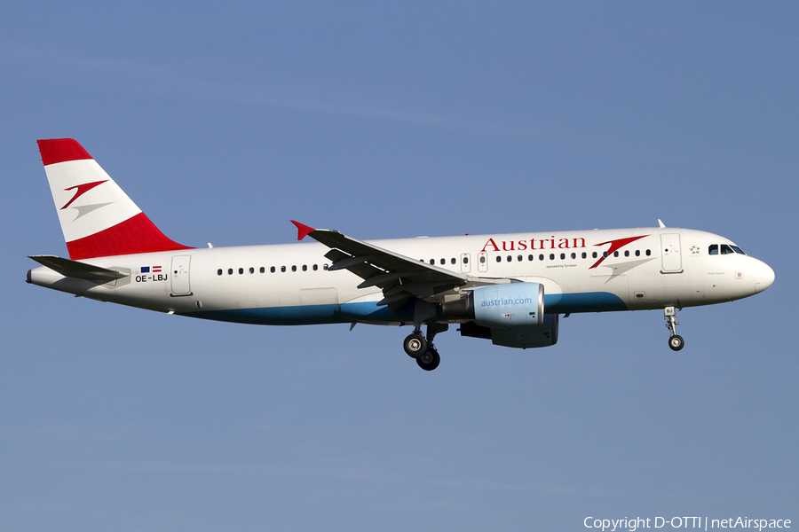 Austrian Airlines Airbus A320-214 (OE-LBJ) | Photo 413179