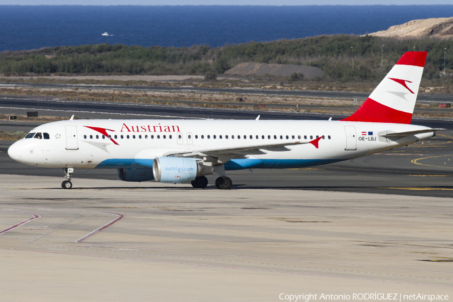 Austrian Airlines Airbus A320-214 (OE-LBJ) | Photo 128281