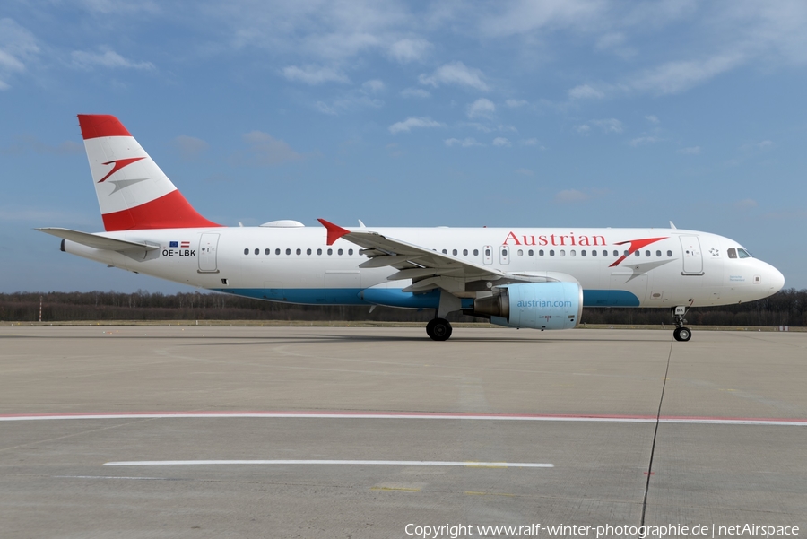 Austrian Airlines Airbus A320-214 (OE-LBK) | Photo 528652