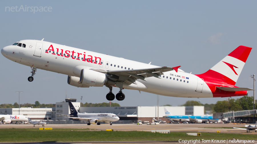 Austrian Airlines Airbus A320-214 (OE-LBK) | Photo 507061