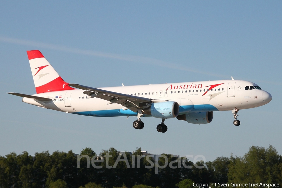 Austrian Airlines Airbus A320-214 (OE-LBK) | Photo 27171
