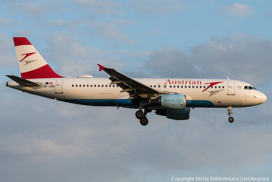 Austrian Airlines Airbus A320-214 (OE-LBK) | Photo 261922