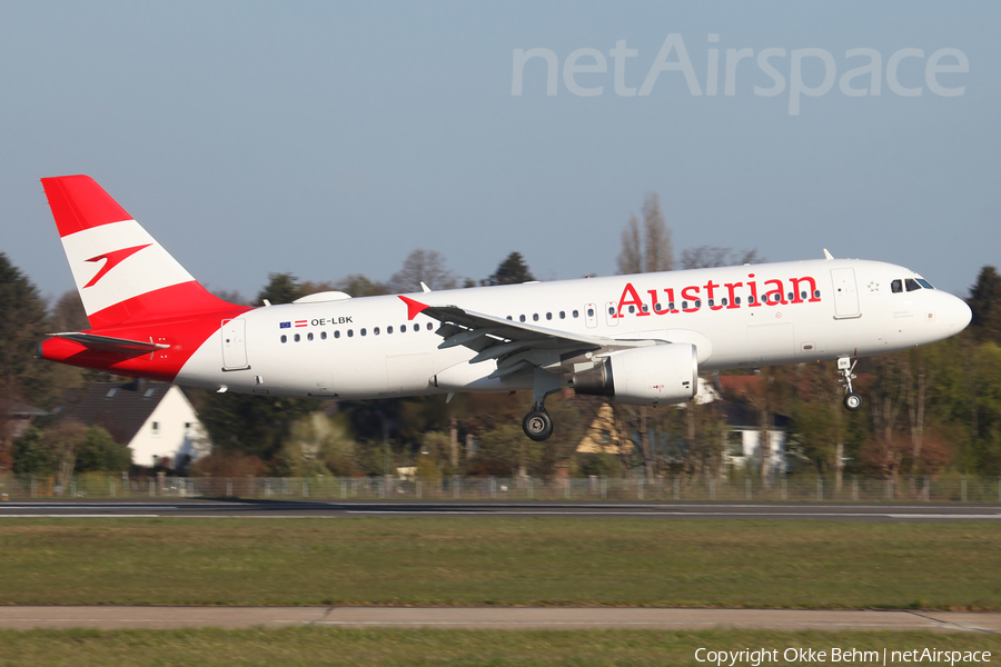 Austrian Airlines Airbus A320-214 (OE-LBK) | Photo 314033