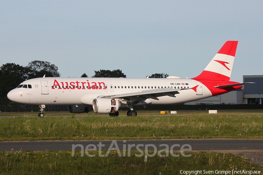 Austrian Airlines Airbus A320-214 (OE-LBK) | Photo 320136