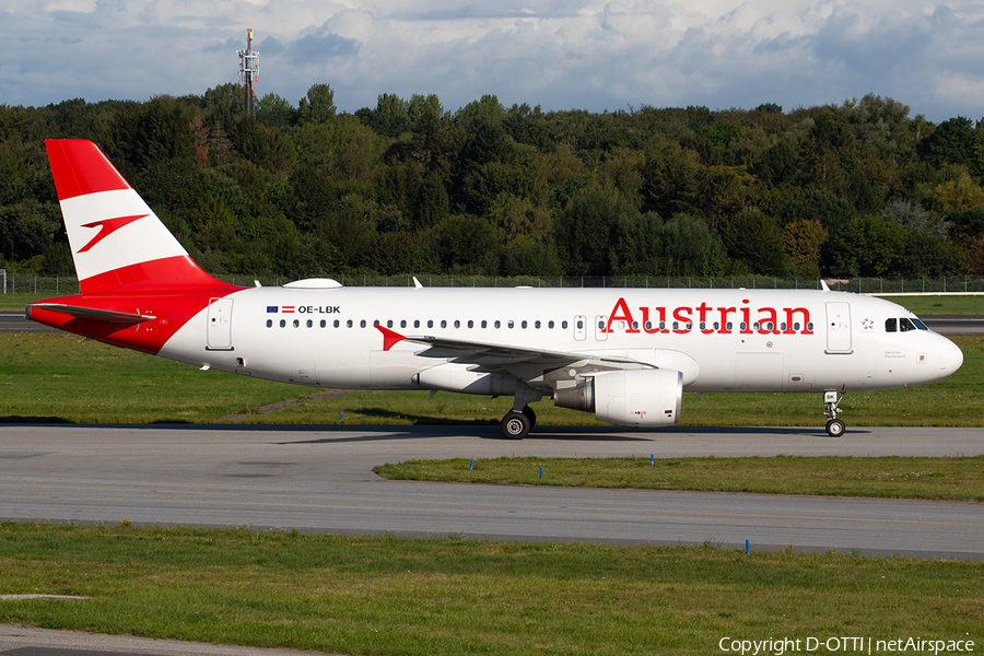 Austrian Airlines Airbus A320-214 (OE-LBK) | Photo 346183