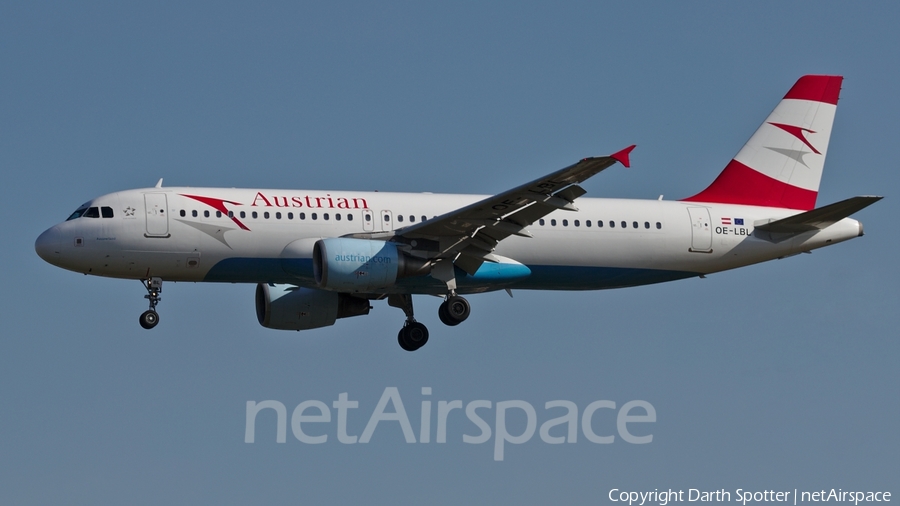 Austrian Airlines Airbus A320-211 (OE-LBL) | Photo 229952