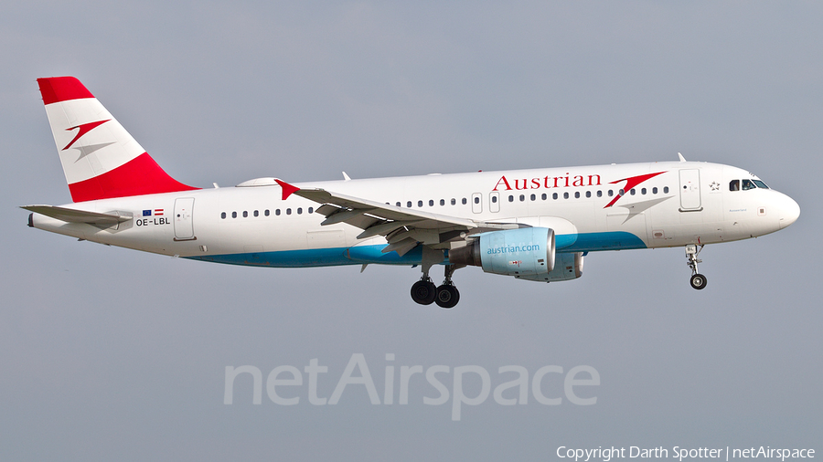 Austrian Airlines Airbus A320-211 (OE-LBL) | Photo 263348