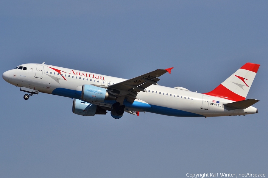 Austrian Airlines Airbus A320-211 (OE-LBL) | Photo 313224