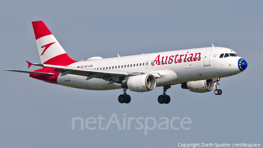 Austrian Airlines Airbus A320-211 (OE-LBL) | Photo 378756