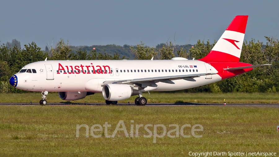 Austrian Airlines Airbus A320-211 (OE-LBL) | Photo 378757