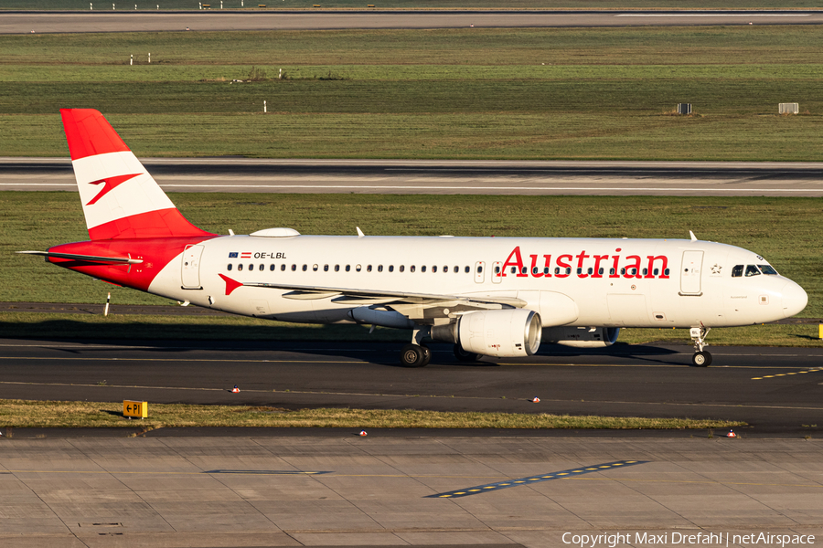Austrian Airlines Airbus A320-211 (OE-LBL) | Photo 645025