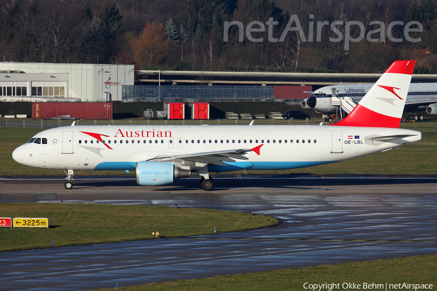 Austrian Airlines Airbus A320-211 (OE-LBL) | Photo 92872