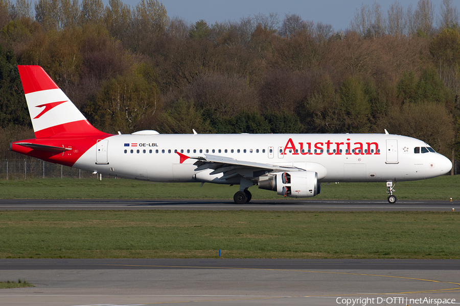 Austrian Airlines Airbus A320-211 (OE-LBL) | Photo 312835