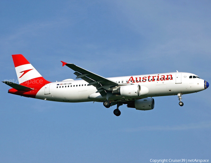 Austrian Airlines Airbus A320-211 (OE-LBL) | Photo 362072