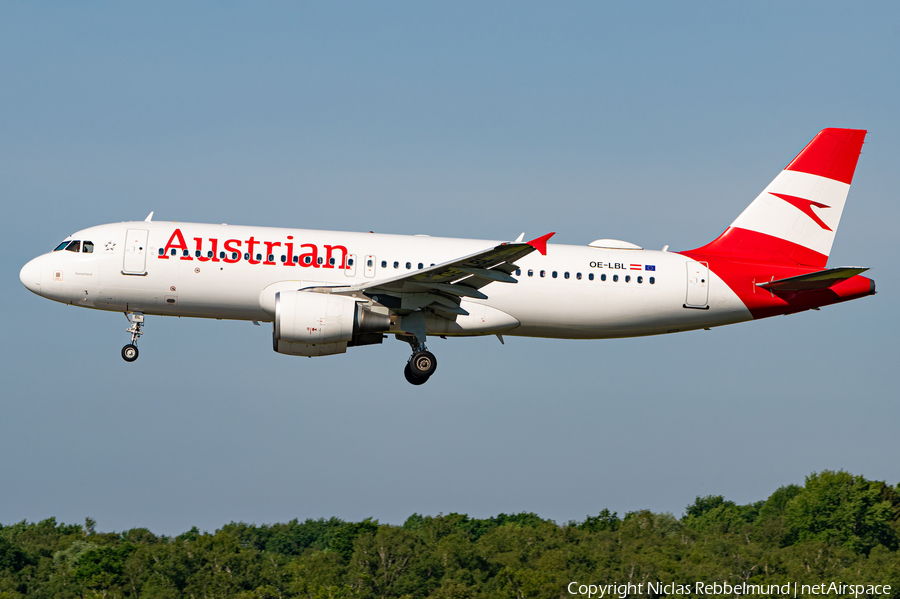 Austrian Airlines Airbus A320-211 (OE-LBL) | Photo 511001