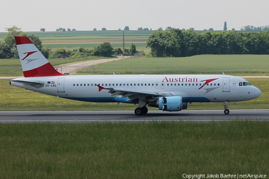Austrian Airlines Airbus A320-211 (OE-LBL) | Photo 141164