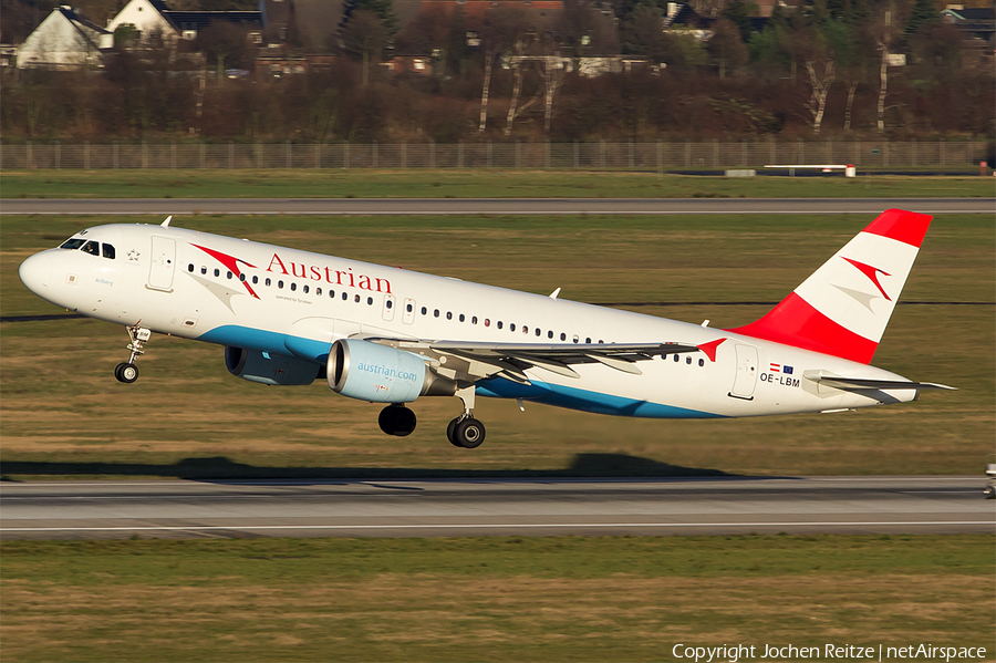 Austrian Airlines Airbus A320-214 (OE-LBM) | Photo 36222