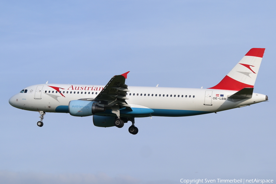 Austrian Airlines Airbus A320-214 (OE-LBM) | Photo 102890