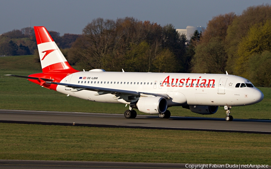 Austrian Airlines Airbus A320-214 (OE-LBM) | Photo 313024