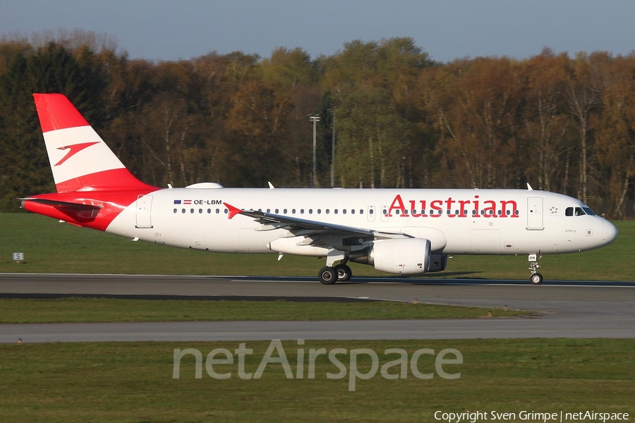 Austrian Airlines Airbus A320-214 (OE-LBM) | Photo 313414