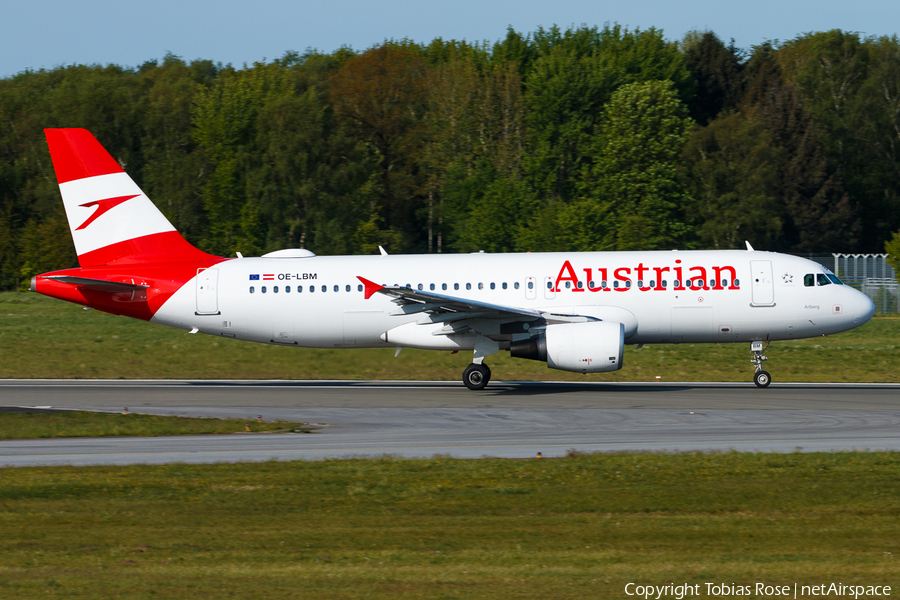 Austrian Airlines Airbus A320-214 (OE-LBM) | Photo 324885