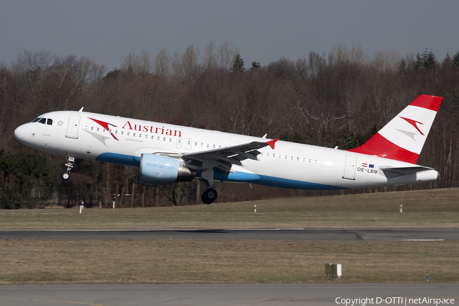 Austrian Airlines Airbus A320-214 (OE-LBM) | Photo 405379