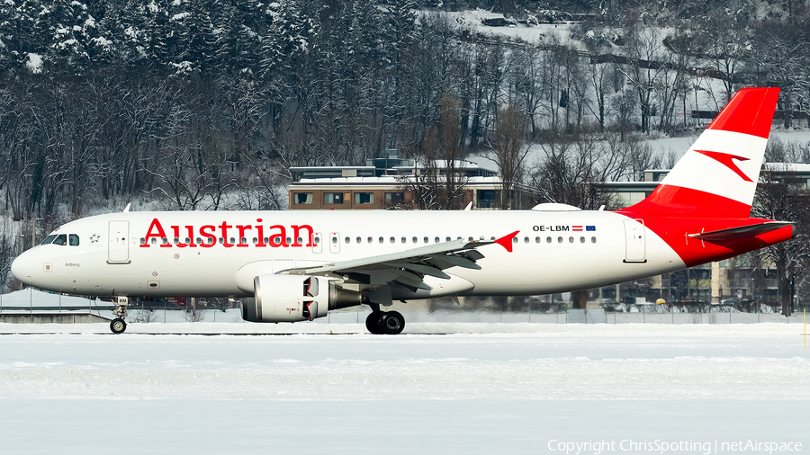 Austrian Airlines Airbus A320-214 (OE-LBM) | Photo 289091